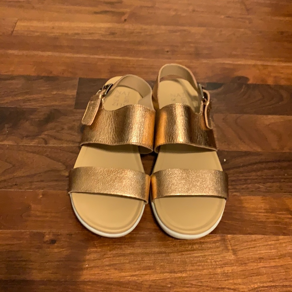 Gold sandals